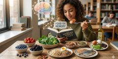 أغذية تقوي الذاكرة عند الطلاب والكبار لتعزيز التركيز والذكاء