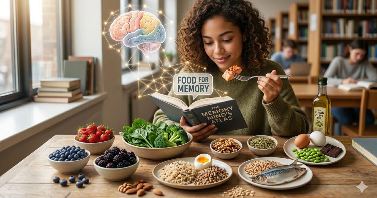 أغذية تقوي الذاكرة عند الطلاب والكبار لتعزيز التركيز والذكاء