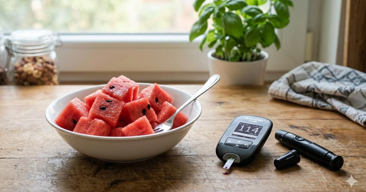 هل البطيخ يرفع السكر لمرضى السكري ؟ وما هي الكمية المسموحة؟