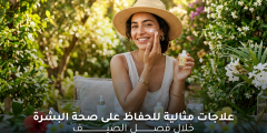 5 علاجات متكاملة للحفاظ على صحة البشرة في الصيف