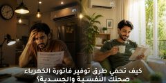 طرق توفير فاتورة الكهرباء وتأثيرها على صحتك النفسية والجسدية