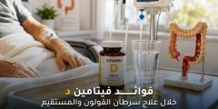 فوائد فيتامين د في علاج سرطان القولون والمستقيم