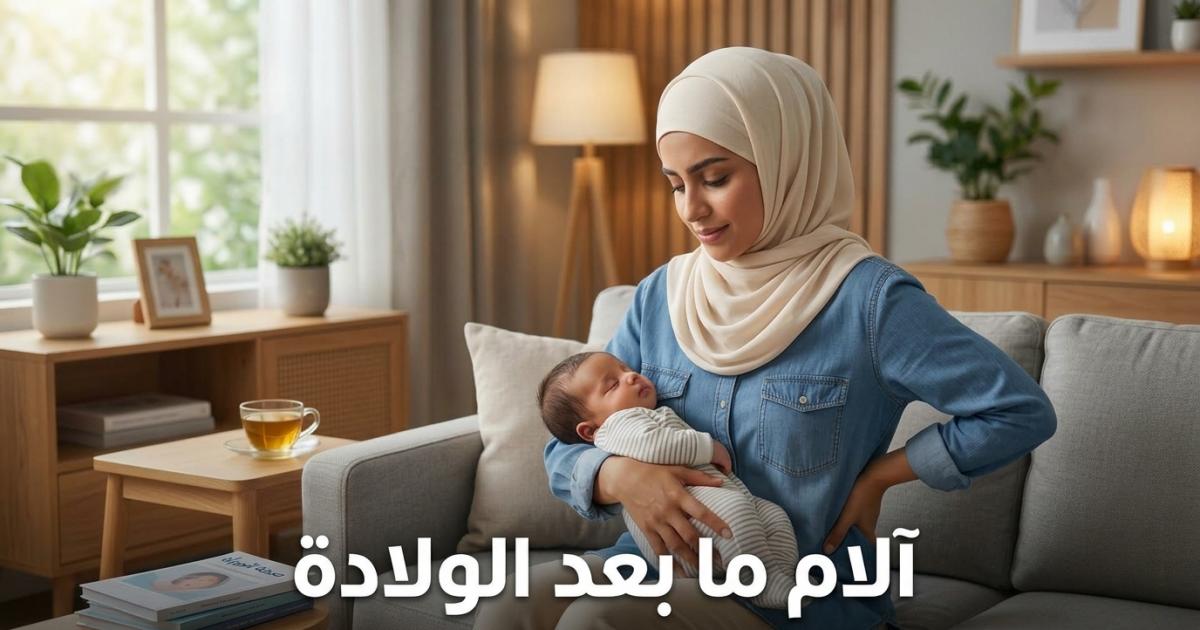 كيف تسيطرين على آلام ما بعد الولادة وتستعيدين عافيتك سريعاً؟